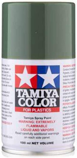 Tamiya TS-91 Dark Green (JGSDF), 100ml Spray Lacquer Paint For Plastics